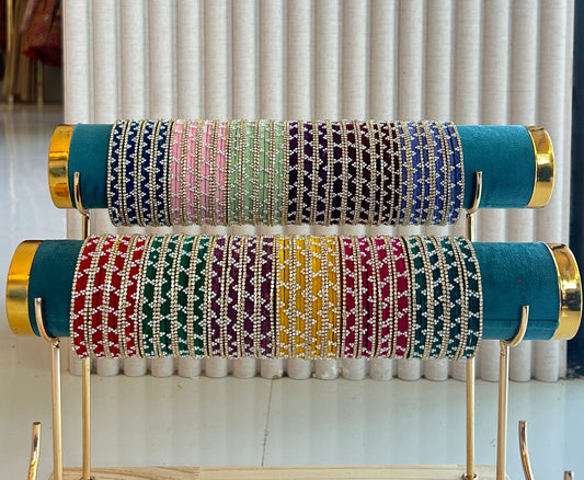 Stone bangle set