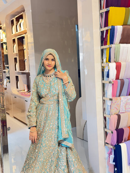 Noor e Feroza Designer Hand Crafted Gown