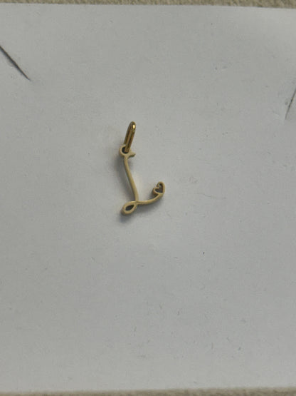 L letter charm