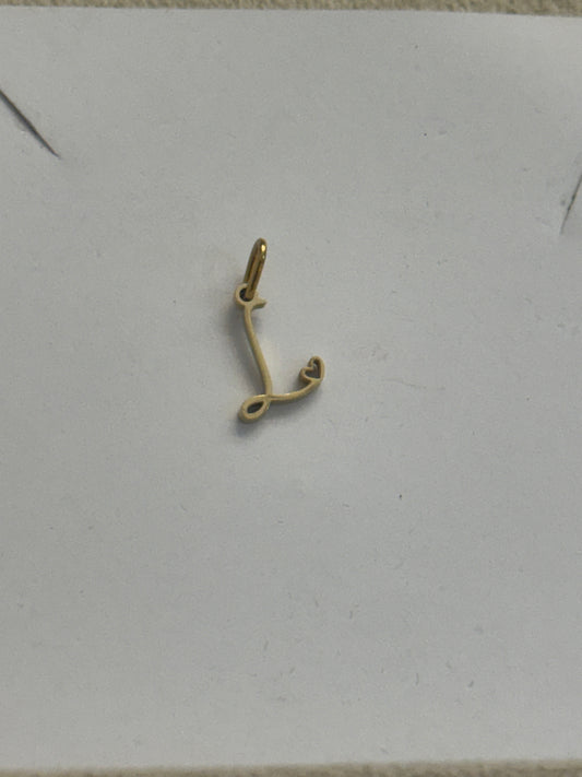 L letter charm