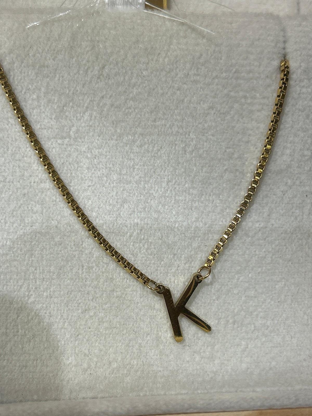 Alphabet chain necklace