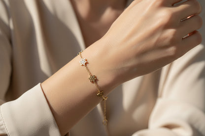 Flower bracelet