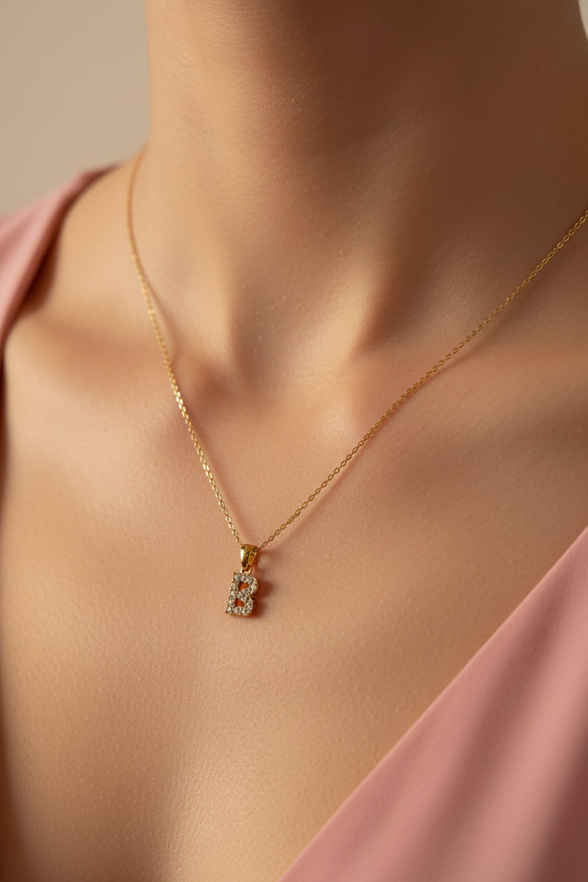 B letter pendant