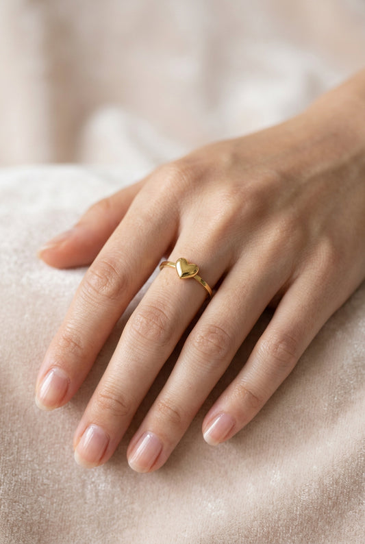 Heart Stackable ring