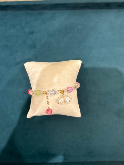 Rainbow charm bracelet