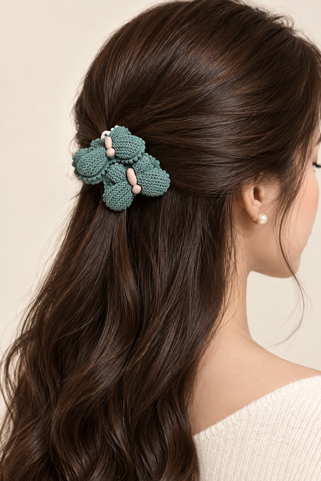 Butterfly hair bun