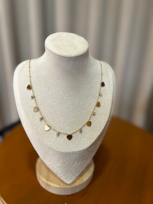 Love charm necklace