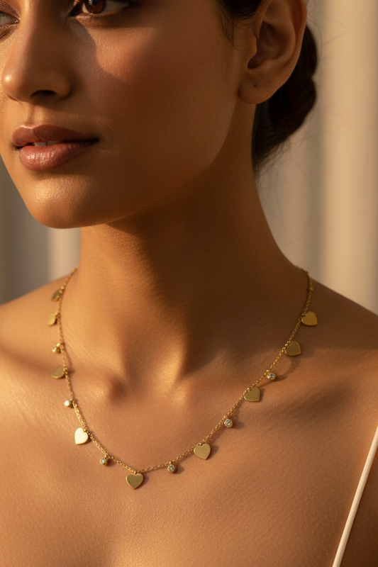 Love charm necklace