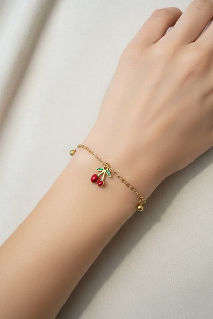 Cherry bracelet