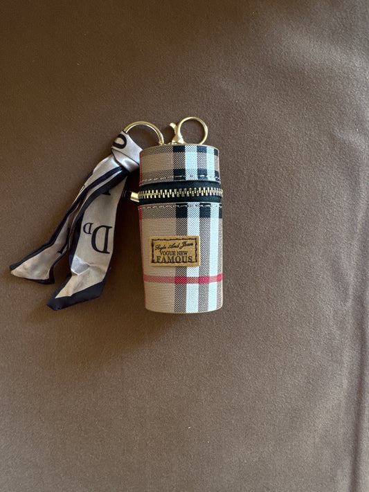 Cylindrical Mini Pouch Keyring (B)
