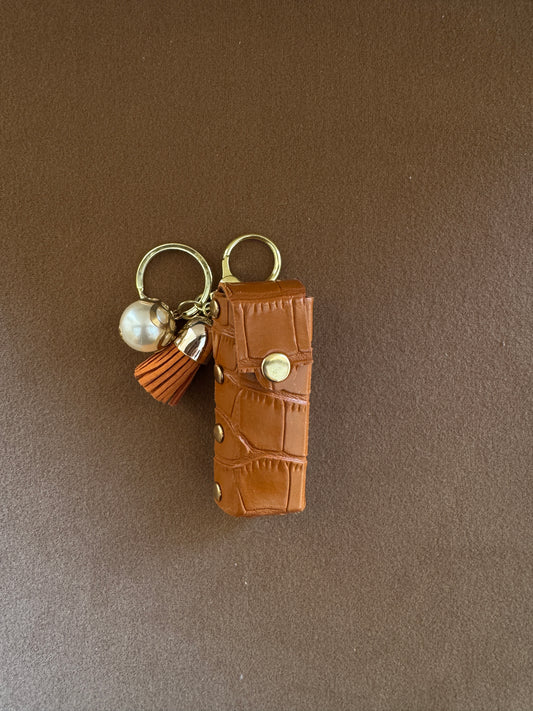 Luxe Lipstick Case Keychain/Bagchain