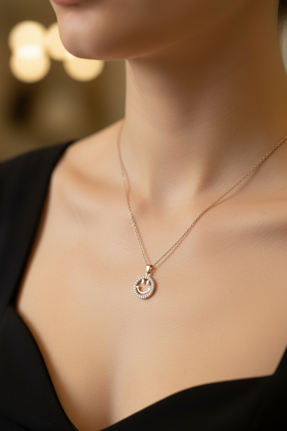 Smile Spark Rose gold Chain