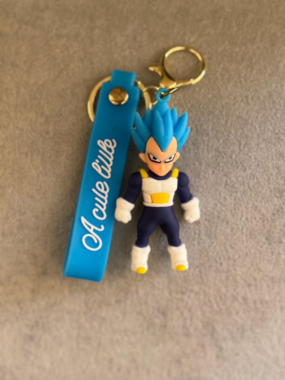 Super Blue Warrior Keychain Set