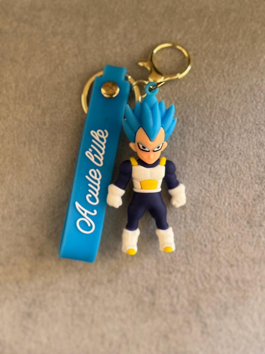 Super Blue Warrior Keychain Set