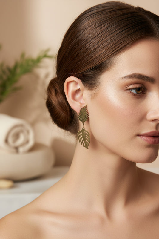 Leaf earring