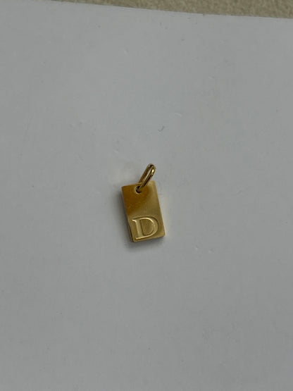 D letter charm