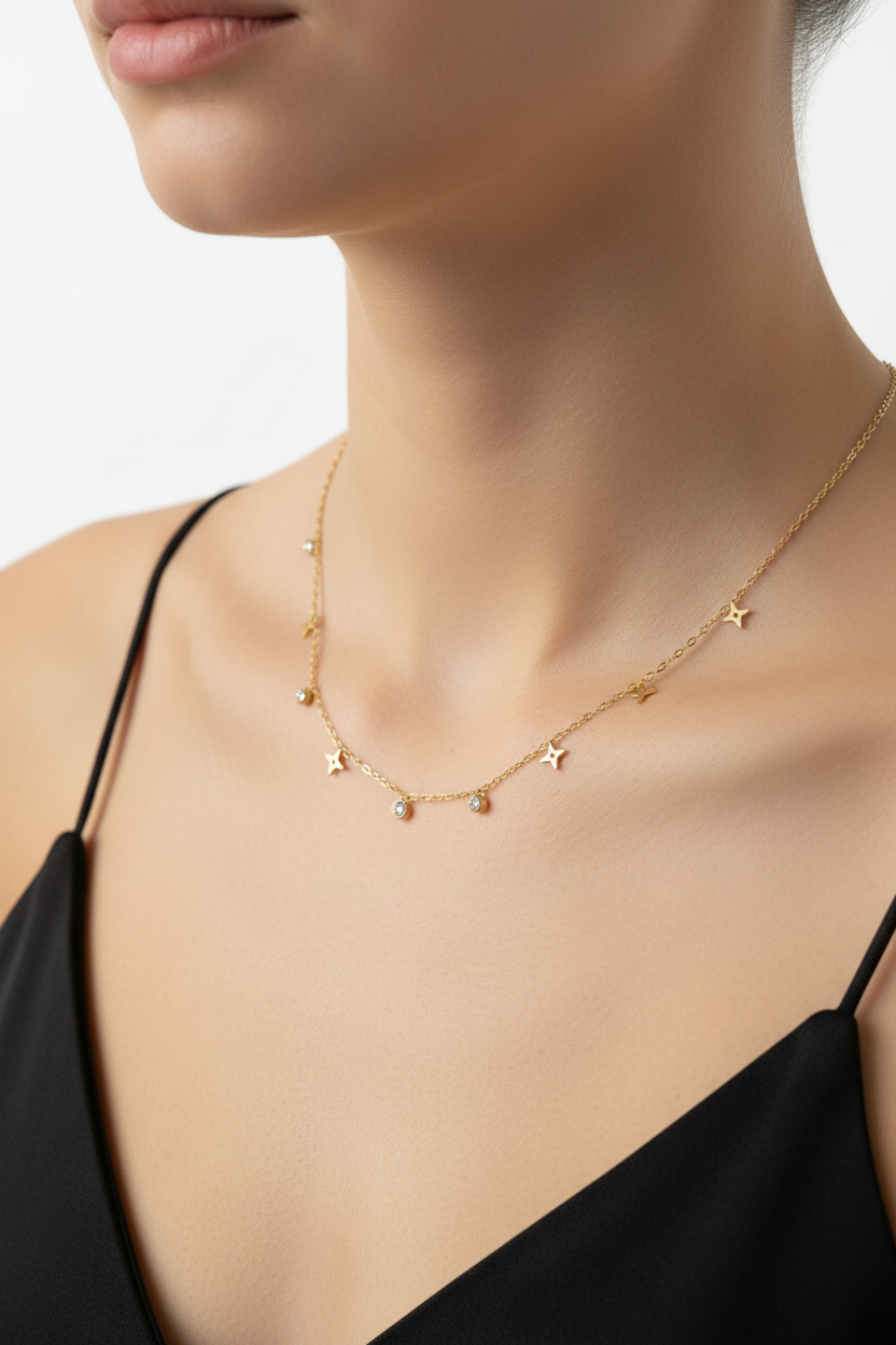 Charm Gold necklace