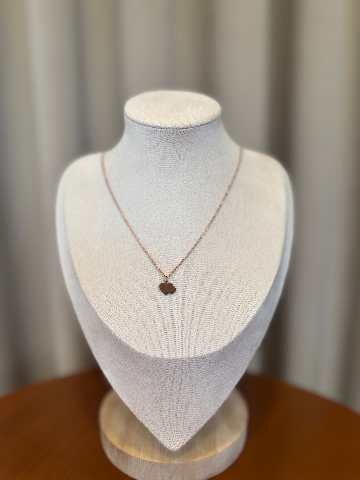 Double heart  necklace