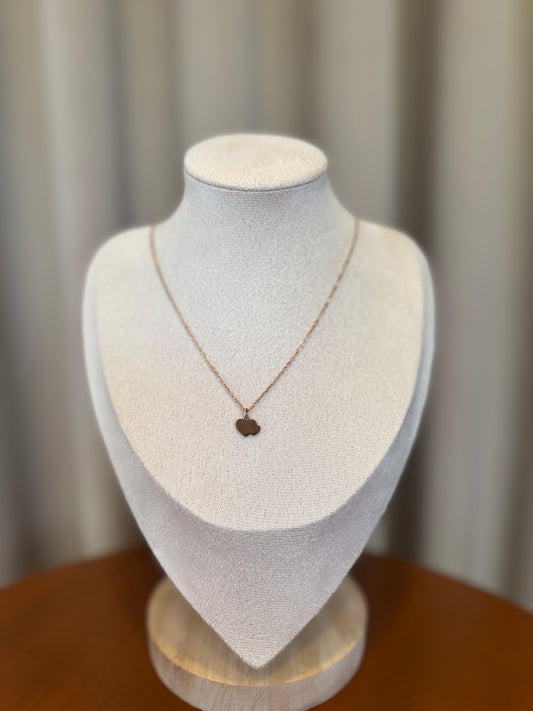 Double heart  necklace