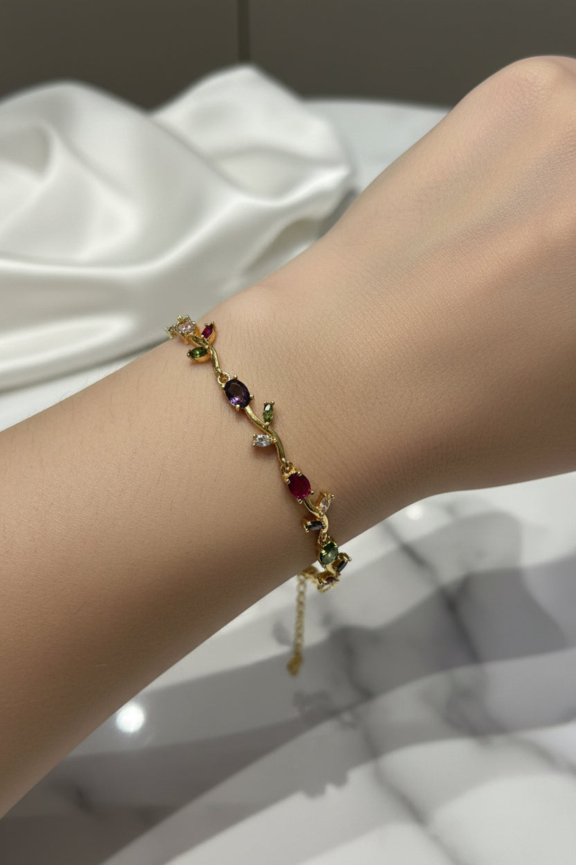 Tulip multi colour bracelet( adult size)