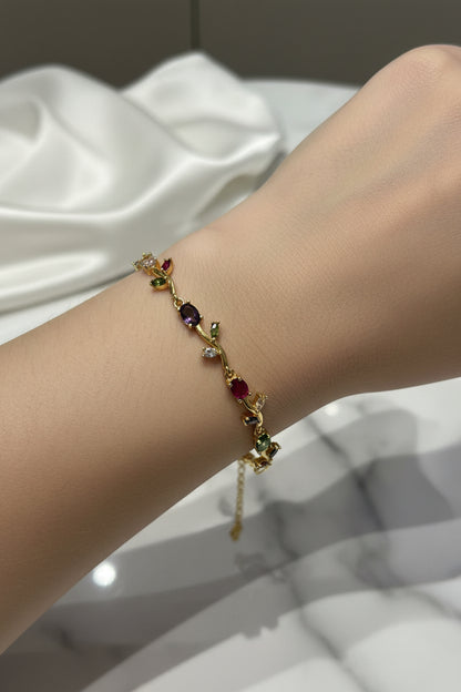 Tulip multi colour bracelet( adult size)