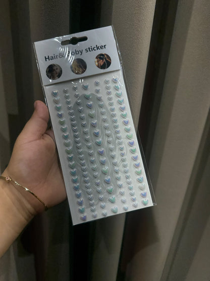 Face, Hair & Body Gem Stickers