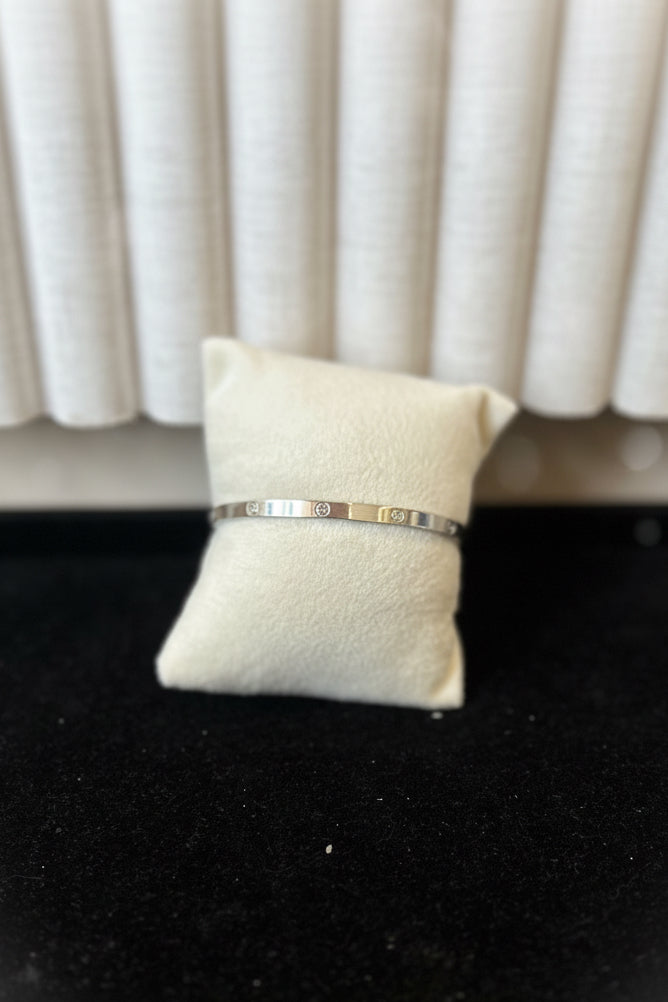 Mirage Silver bangle