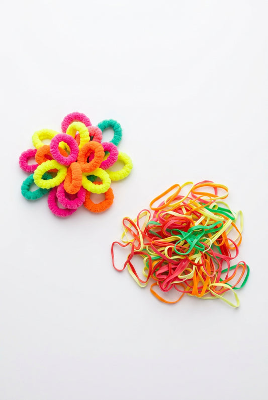 Fluorescent hair accessories