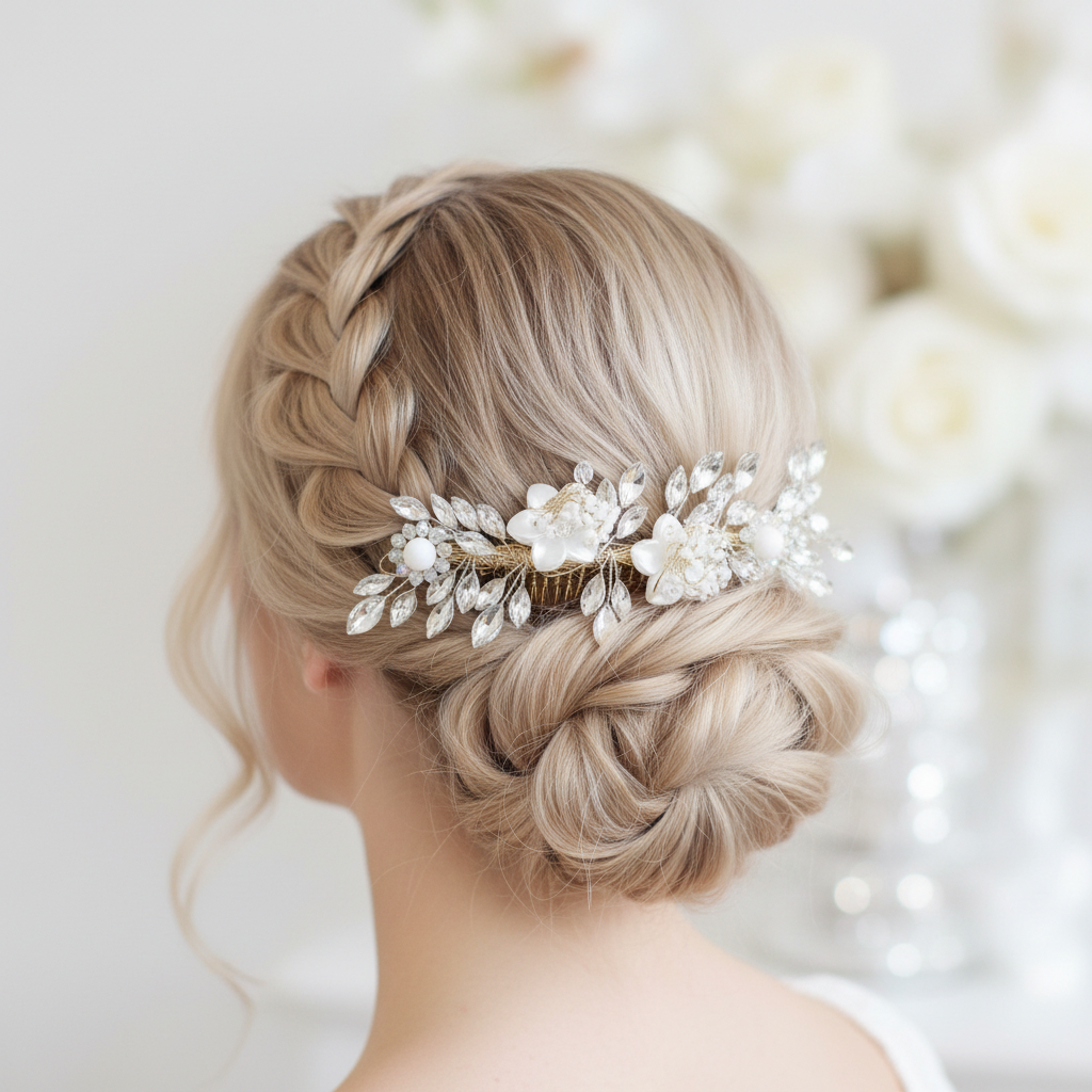 Bridal hair comb