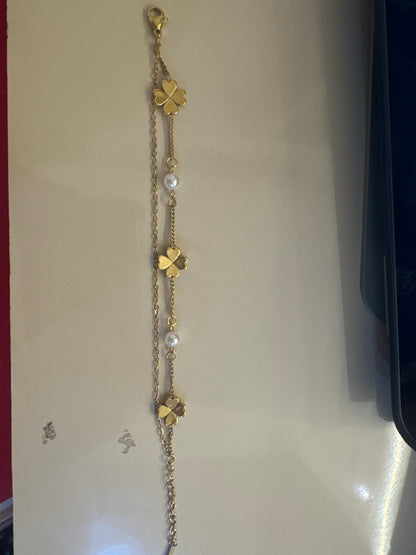 Double layer bracelet