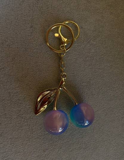 Cherry Keychain Bag Charm - 7 Colors