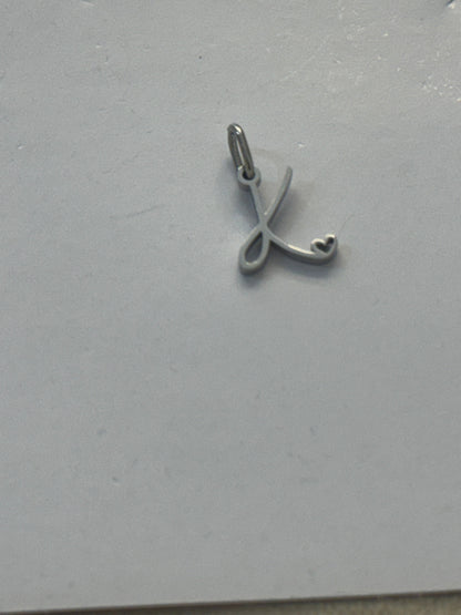 K letter charm