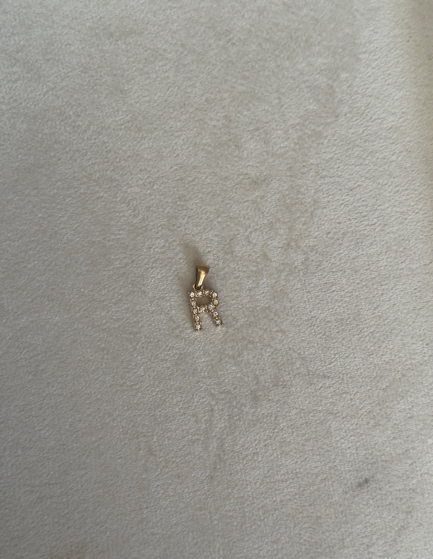 R letter pendant