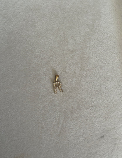 R letter pendant
