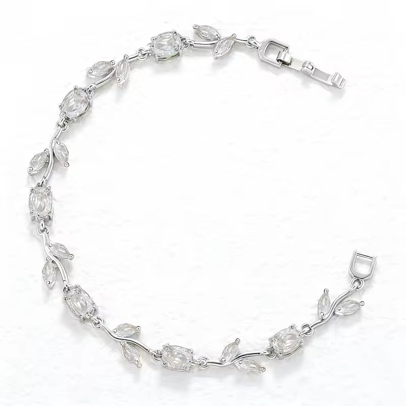 Silver Tulip bracelet(adult size)