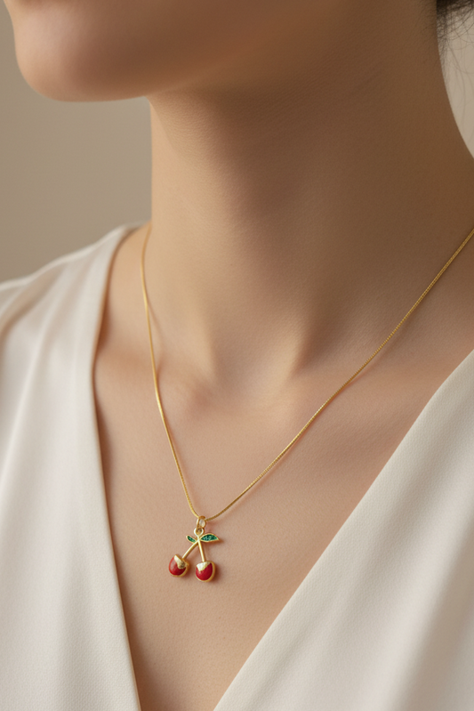 Cherry necklace