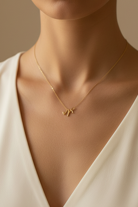 M letter charm