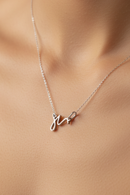 M letter charm