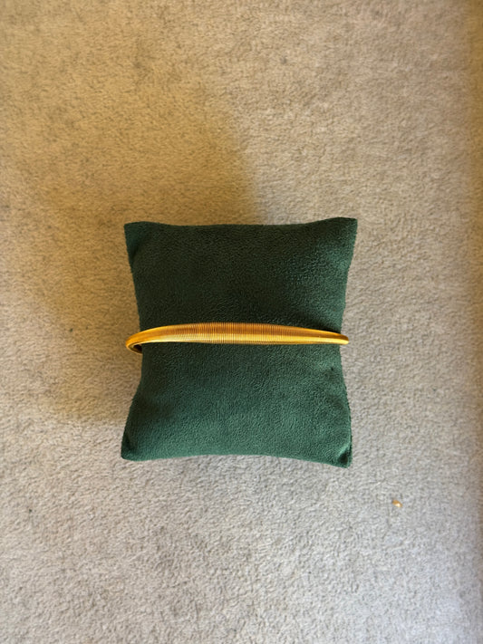 Coiled Bangle Cuff Gold