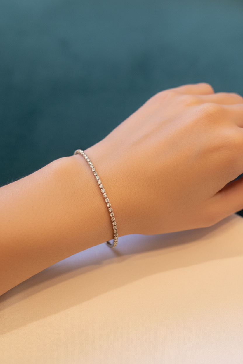 Crystal Tennis Bracelet