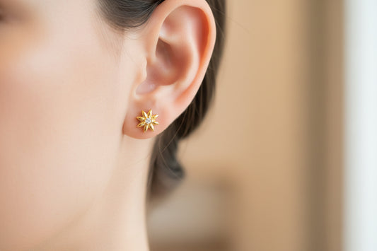 Star flower earing