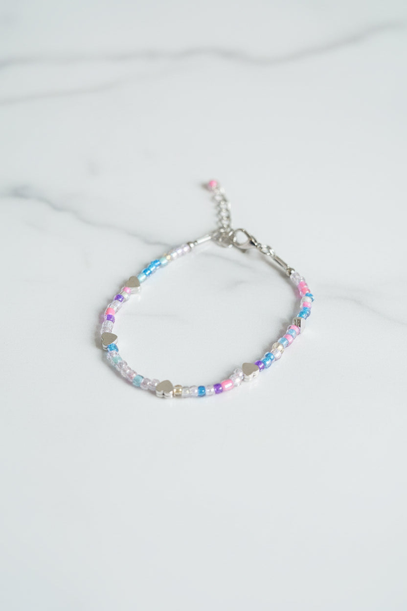 Pastel beads bracelet