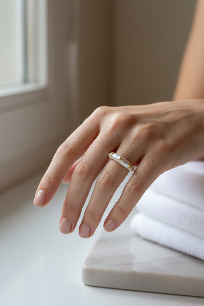 Reyer celest ring