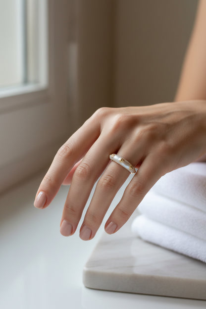 Reyer celest ring