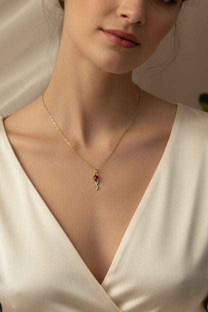 Tulip necklace