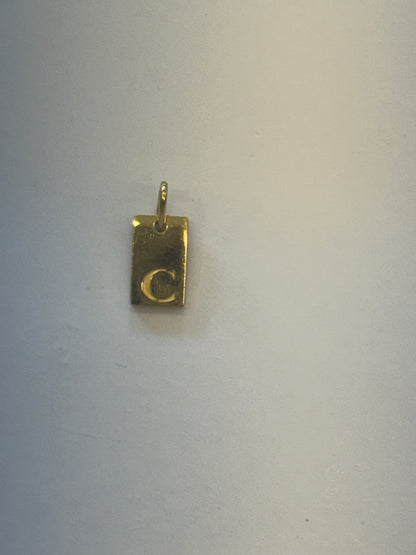 C letter charm