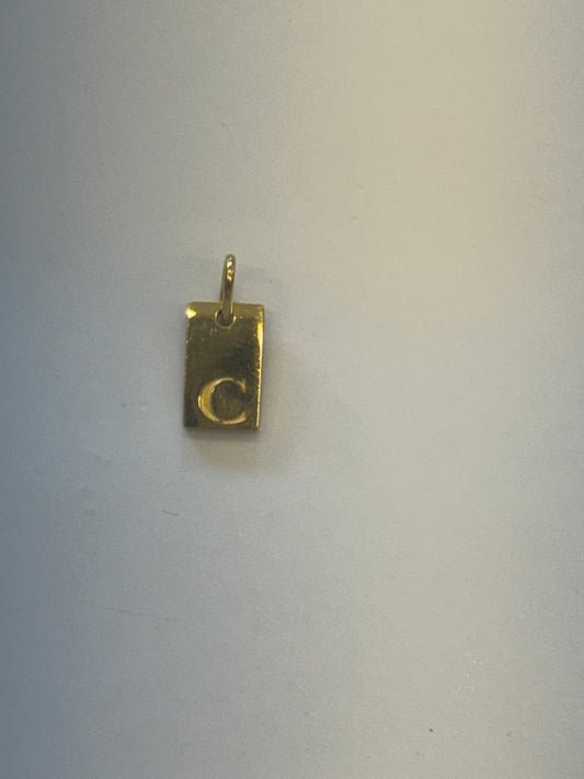 C letter charm