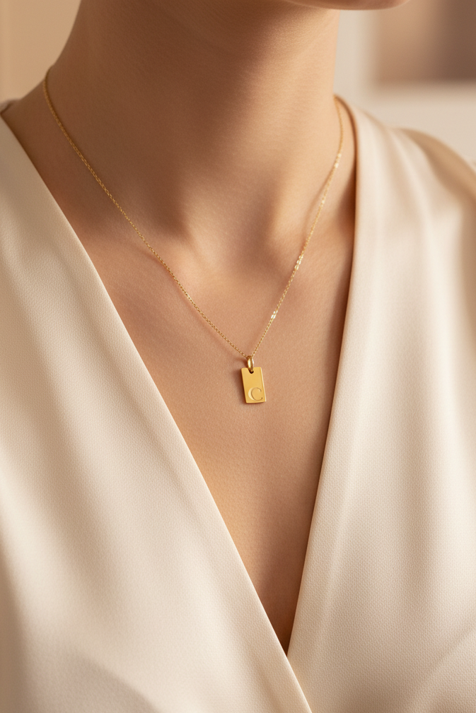 C letter charm