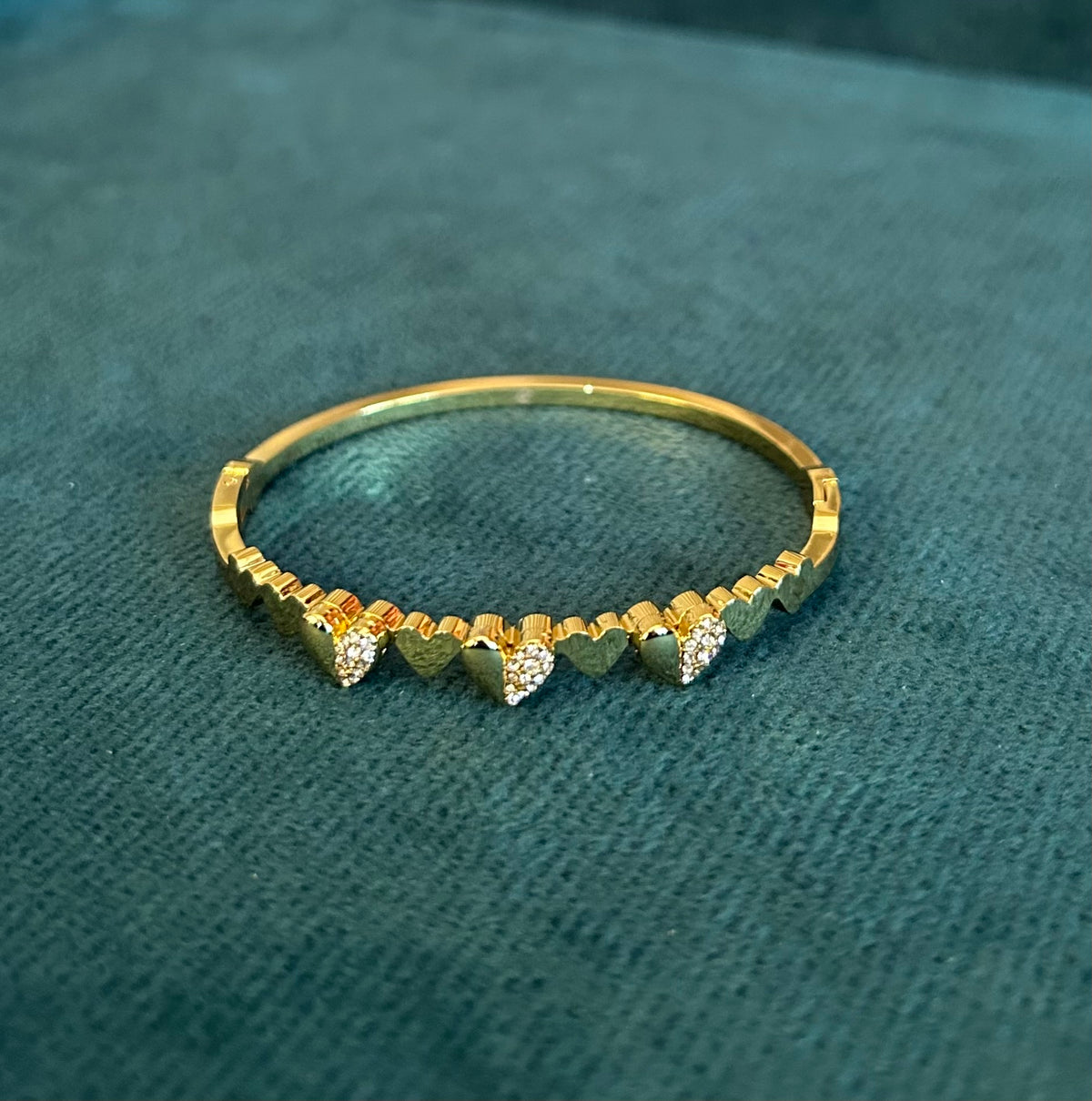 Baby sized heart bangle