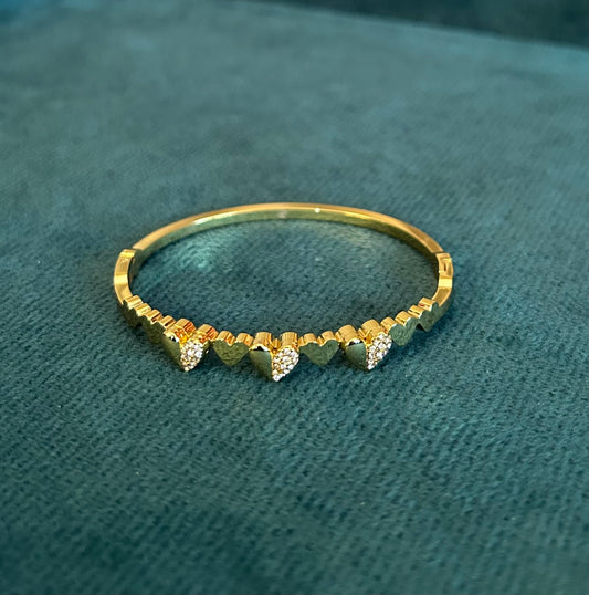 Baby sized heart bangle